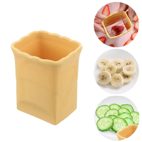 SearchFindOrder yellow Cup Fruit Slicer