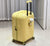 SearchFindOrder Yellow Luggage / 20" Ultimate Stylish Lightweight Travel Suitcase with Charging Port and Cup Holder