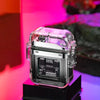 SearchFindOrder ZC159-Black Turbo Arc Metal Fidget Lighter with Gyro Spark Technology