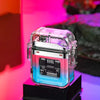 SearchFindOrder ZC159-Blue Turbo Arc Metal Fidget Lighter with Gyro Spark Technology