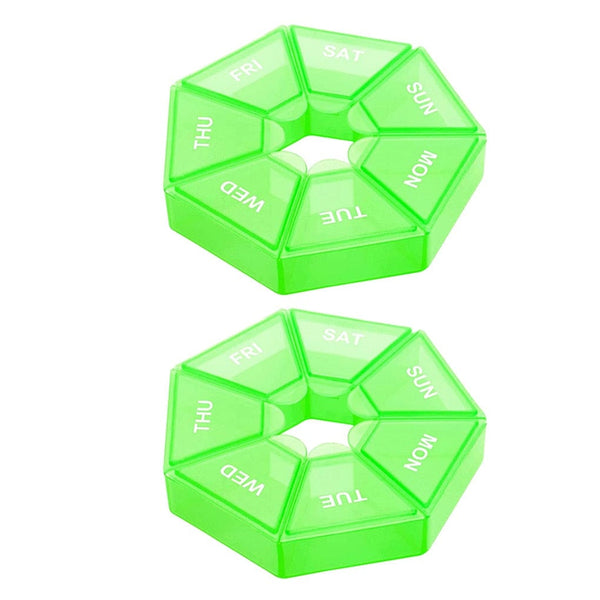 SearchFindOrder 03 / China 7-Day Portable Storage Pill and Tablet Organized Container (2 Pieces)