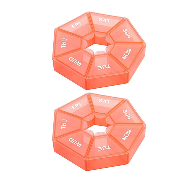 SearchFindOrder 04 / China 7-Day Portable Storage Pill and Tablet Organized Container (2 Pieces)
