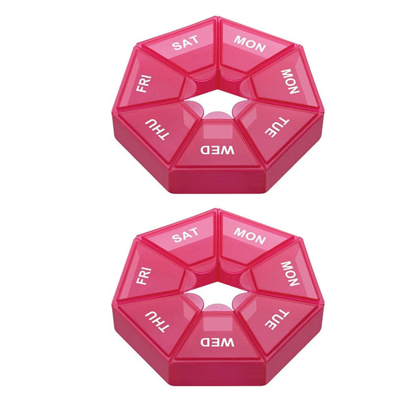 SearchFindOrder 06 / China 7-Day Portable Storage Pill and Tablet Organized Container (2 Pieces)