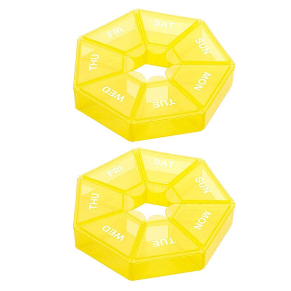 SearchFindOrder 07 / China 7-Day Portable Storage Pill and Tablet Organized Container (2 Pieces)