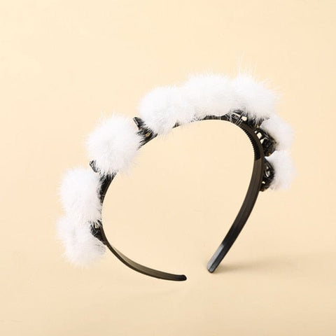 SearchFindOrder 0875F Double Bangs Butterfly Clip Headband