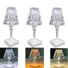 SearchFindOrder 1-3 PCS Diamond Table Lamp Acrylic Decoration Desk Lamps For Bedroom Bedside Bar Crystal Lighting Fixtures Gift LED Night Light
