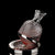 SearchFindOrder 1.5L Crystal Spinning Glass Wine Decanter