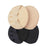 SearchFindOrder 1 Pair Beige and 1 Pair Black Fabric Forefoot Pads