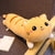 SearchFindOrder 130cm / Yellow Cat Lying Down Cute Plush Long Stuffed Cat Pillow
