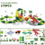 SearchFindOrder 170 Pieces Dinosaur 360° Loops Railway Track Set