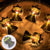 SearchFindOrder 19 / 1.5M 10LED Lights 10/20Led Halloween Pumpkin Ghost Skeletons Bat Spider Led Light String Festival Bar Home Party Decor Halloween Ornament