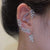 SearchFindOrder 1pc right 2 Elegant Adjustable Ear Clip Earring