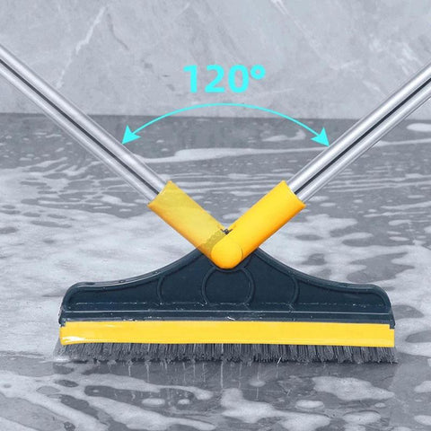 SearchFindOrder 2-in-1 Adjustable Easy Cleaning and Wiper Brush Mop