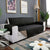 SearchFindOrder 2 seater 116x190cm / Black Waterproof Dustproof Pet Sofa Slipcover Furniture Protector