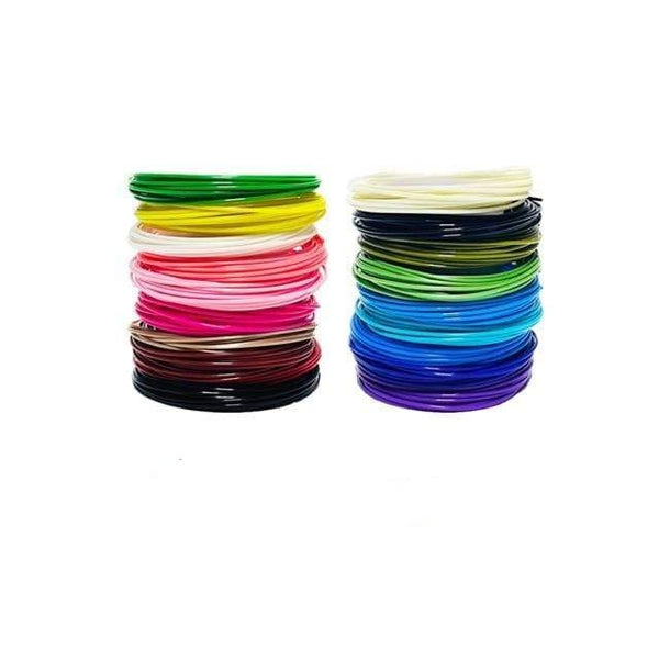 SearchFindOrder 20 PLA Colors - 100M Colorful PLA Filaments Refills for 3D Drawing Print Pen
