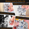 SearchFindOrder 23-in-1 Stainless Steel Snowflake Multifunctional Tool Fidget Spinner