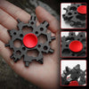 SearchFindOrder 23-in-1 Stainless Steel Snowflake Multifunctional Tool Fidget Spinner