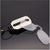 SearchFindOrder +250 / White Portable Mini Keychain Unisex Reading Glasses