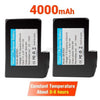 SearchFindOrder 2pcs Spare Batteries Electric Rechargeable Heating Gloves with Three-Stage Temperature Settings
