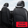 SearchFindOrder 2Pcs with 80pcs Bags / 1.5L-2L Back Seat Head Rest Roller Car Trash Can