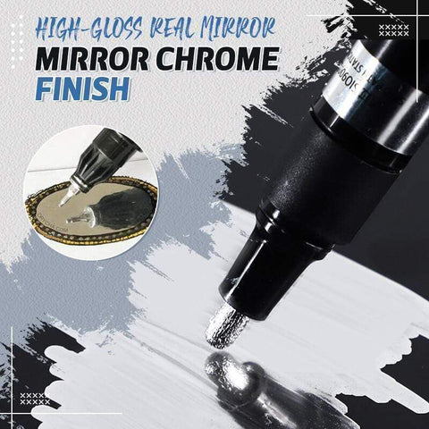 SearchFindOrder 3.0 mm Silver Metallic Mirror Chrome Finish Marker