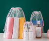SearchFindOrder 3 / CN / 16x20cm 1pcs Compact Transparent Cosmetic Bag - Waterproof, Clear Makeup & Toiletry Travel Case for Women