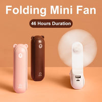 SearchFindOrder 3 in 1 Handheld MiniFan with Flash Light and Portable Charger