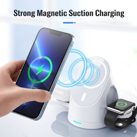 SearchFindOrder 3-in-1 Magnetic Wireless Charger