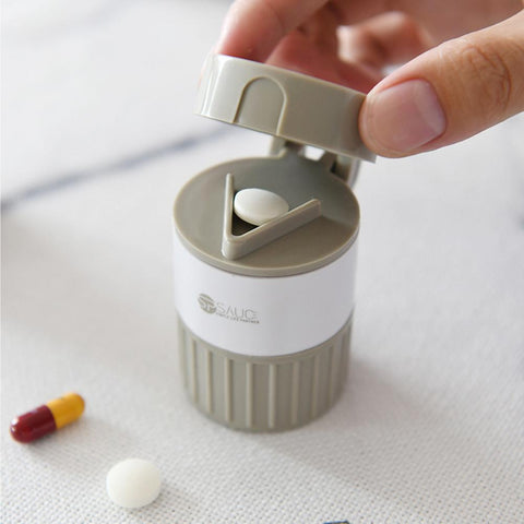 SearchFindOrder 3-In-1 Pill Organizer and Crusher