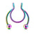 SearchFindOrder 3 Magnetic Nose Hoop Ring