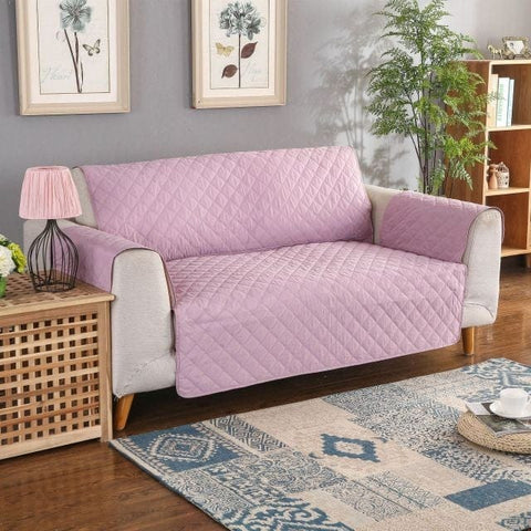 SearchFindOrder 3 seater 167 190cm / Pink Waterproof Dustproof Pet Sofa Slipcover Furniture Protector