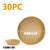 SearchFindOrder 30Pcs 16cm Round B Oil-Proof Water-Proof Disposable Non-Stick Air Fryer Paper Liner Paper