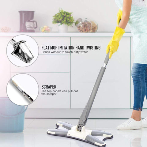 SearchFindOrder 360 Degree Rotating Hands-Free Super Mop