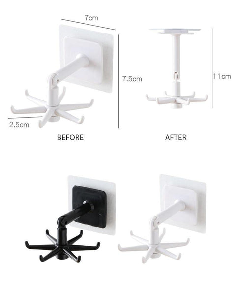 SearchFindOrder 360 Degree Rotating Hook (2 pieces)