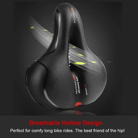 SearchFindOrder 3D GEL Hollow Breathable Bicycle Saddle Seat for Men and Women