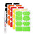 SearchFindOrder 40pcs Colorful 48pcs Jar Stickers Kitchen Label