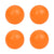 SearchFindOrder 4pcs Orange Glow in The Dark Fluorescent Sticky Balls