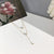 SearchFindOrder 5.Bean golden Fashion Beaded Pearl Necklace