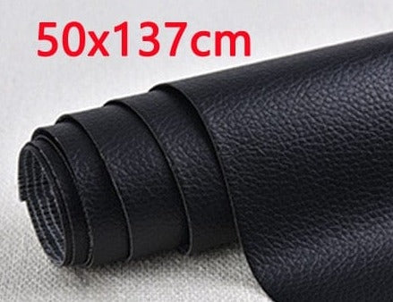 SearchFindOrder 50x137 black Self Adhesive Leather Repair Kit