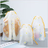 SearchFindOrder 6 / CN / 16x20cm 1pcs Compact Transparent Cosmetic Bag - Waterproof, Clear Makeup & Toiletry Travel Case for Women
