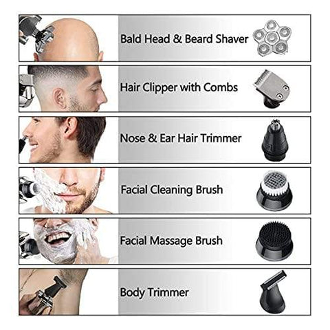 SearchFindOrder 6-in-1 Electric Head, Face and Body Shaver