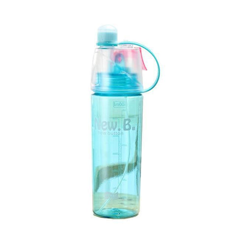 SearchFindOrder 600ml / BLue Stay Hydrated and Cool Spray Water Bottle