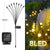 SearchFindOrder 8 LED Warm / 2 pcs Firefly Garden Solar LED Outdoor Lights