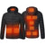 SearchFindOrder 9 Heated Areas Black / XL Winter Outdoor Electric Heating Jacket