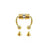 SearchFindOrder A-Golden Magnetic Nose Hoop Ring