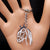 SearchFindOrder A Keychain SR Unisex Stainless Steel Horse Head Pendant Necklace Ring and Key Chain