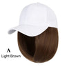 SearchFindOrder A light brown Knitted Long Hair Wig Beanie