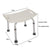 SearchFindOrder Adjustable Height Folding Bath and Shower Chair