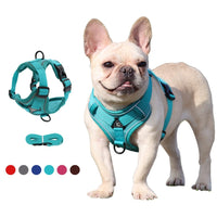 SearchFindOrder Adjustable Reflective Breathable Dog Harness for Puppies and Small Dogs