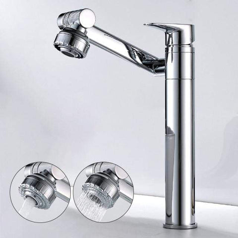 SearchFindOrder All Chrome Tall (30cm/11.8 Inch) Multi Directional 360° Super Faucet
